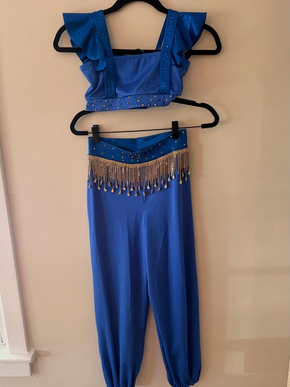 Kelle: semi-custom Genie /Harem Style Dance Costume Two-Piece Set CL